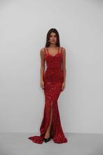 Prachtige Rode Pailletten Jurk - Maat L, Maat 42/44 (L), Nieuw, Ophalen of Verzenden, Rood