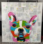 Schilderij Acryl  “ Hond “., Ophalen