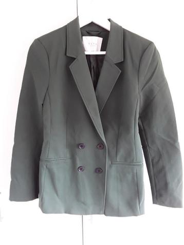 Yaya Women Donkergroene Blazer Met Knopen Maat 38 beschikbaar voor biedingen