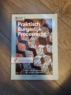 Praktisch Burgerlijk Procesrecht studieboek (HBO-)Rechten, Boeken, Studieboeken en Cursussen, Zo goed als nieuw, Noordhoff Uitgevers