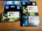 HP 953/953XL zwart en magenta cartridges, Computers en Software, Printerbenodigdheden, Ophalen of Verzenden, Zo goed als nieuw