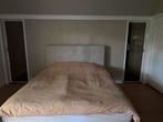 Tweepersoonsbed 180/200, Huis en Inrichting, Slaapkamer | Bedden, Ophalen, Beige, Tweepersoons, Zo goed als nieuw
