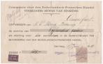 PHOENIX brouwerij - stortingsbewijs uit 1919, Ophalen of Verzenden, Gebruikt, Overige merken