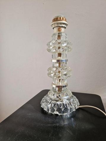 Vintage Orrefors tafellamp Sweden kristalglas  beschikbaar voor biedingen