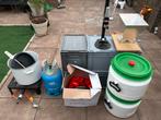 Complete bierbrouwset - Alles om direct te beginnen!, Ophalen, Gebruikt, Materiaal