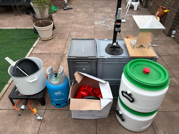 Complete bierbrouwset - Alles om direct te beginnen!, Hobby en Vrije tijd, Knutselen, Gebruikt, Materiaal, Ophalen