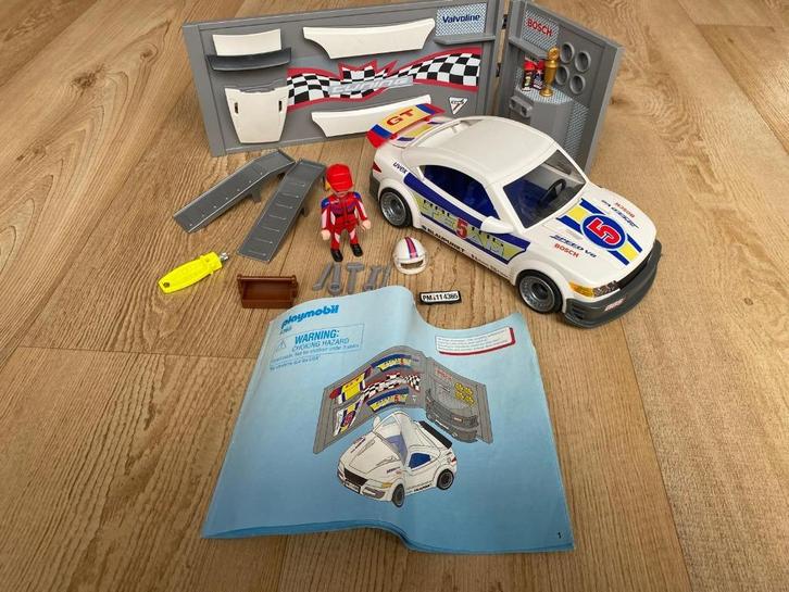 Playmobil 4365 Tuning Raceauto met Licht, Kinderen en Baby's, Speelgoed | Playmobil, Zo goed als nieuw, Complete set, Ophalen of Verzenden