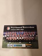 Feyenoord Rotterdam Seizoen 2003/2004 elftal Kaart, Verzamelen, Ophalen of Verzenden, Zo goed als nieuw, Feyenoord