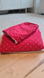 HEMA 1-persoons dekbedovertrek rood/roze, Eenpersoons, Dekbedovertrek, Ophalen of Verzenden, Zo goed als nieuw