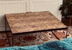Vierkante visgraat tafel ! zsm weg!, Huis en Inrichting, Ophalen, Vierkant, 50 tot 100 cm, Minder dan 50 cm