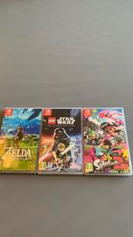 Nintendo Switch Games: Zelda, Star wars, Splatoon 2, Avontuur en Actie, Online, 1 speler, Ophalen of Verzenden