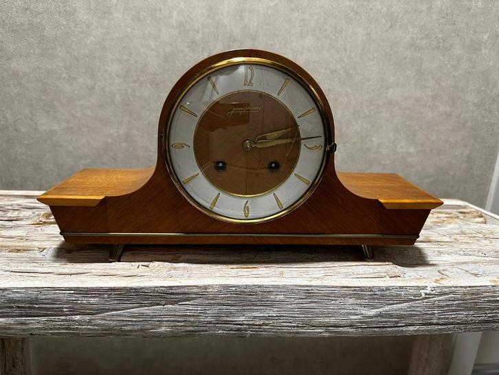 Vintage Junghans  jaren 30 Mantelklok, Antiek en Kunst, Antiek | Klokken, Ophalen