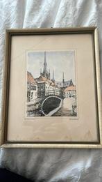 Ets? Pentekening? Woerden, Ophalen of Verzenden