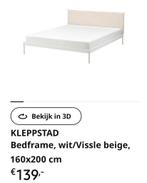 Klepstad bed en auping spiraalbodems, 160 cm, Zo goed als nieuw, Ophalen, Tweepersoons