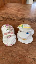 vintage Avon potpourrihouders pomanders poes en kikker 1978, Antiek en Kunst, Antiek | Keramiek en Aardewerk, Ophalen of Verzenden