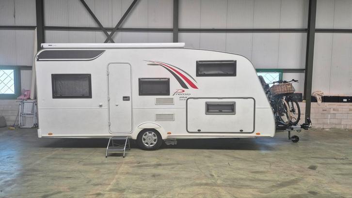 Burstner Premio Plus 510TK, Caravans en Kamperen, Caravans, Particulier, meer dan 6, 1250 - 1500 kg, Rondzit, Bürstner, Hefbed