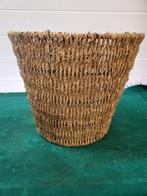 pot mand zeegras met plastic binnen kant, Ophalen of Verzenden