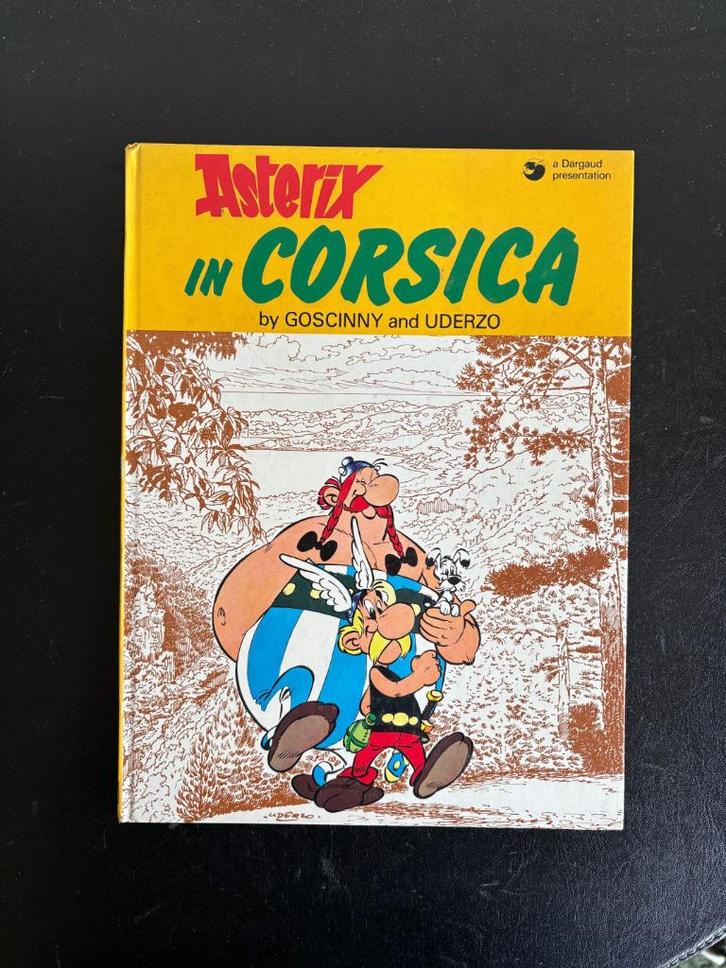Asterix in Corsica - Engelse eerste druk - HC - 1979, Boeken, Stripboeken, Gelezen, Eén stripboek, Ophalen of Verzenden