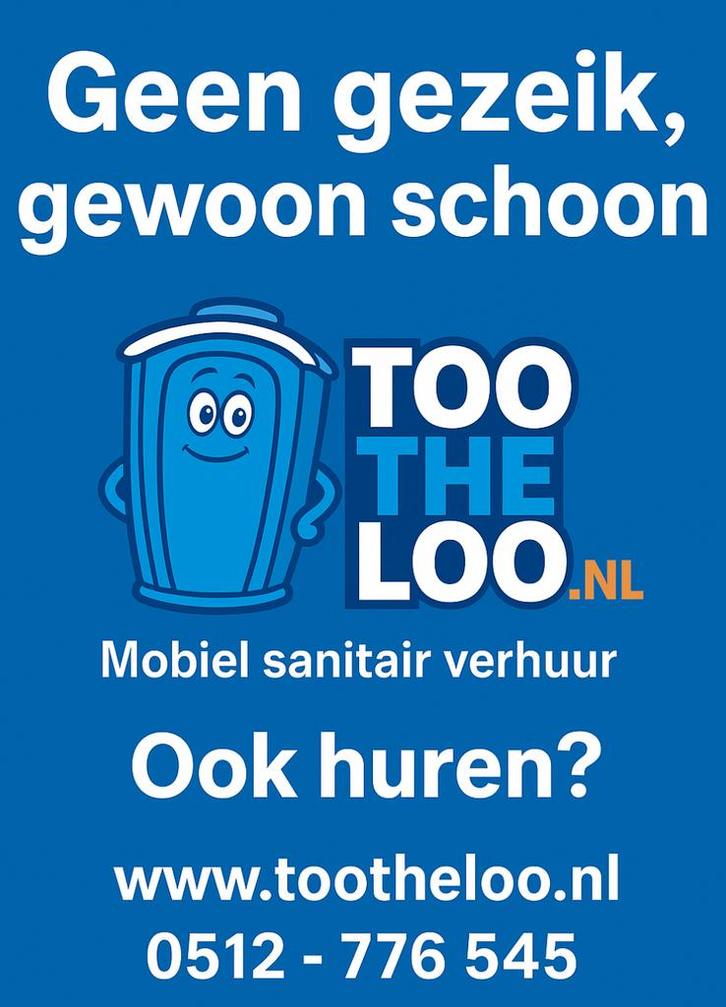 mobiel Toiletverhuur  ThooTheLoo, Zakelijke goederen, Horeca | Overige, Verzenden
