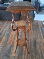 Art Nouveau Plantentafel met Marmer, Antiek en Kunst, Antiek | Meubels | Tafels, Ophalen of Verzenden