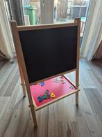 School en whitebord hout met magneetletters 88 x 54 x 43 cm, Diversen, Schoolborden, Ophalen, Zo goed als nieuw, Whiteboard