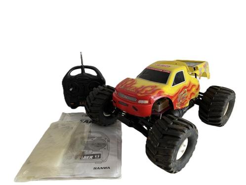CEN Fun Factor 2 MT 1/10 nitro rc auto, Hobby en Vrije tijd, Modelbouw | Radiografisch | Auto's, Gebruikt, Auto offroad, Nitro
