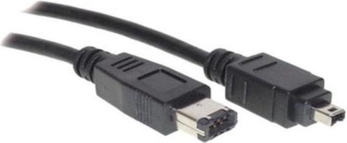 Kabel Firewire 4P - 6P 1.8m (nieuw, 6 stuks aanwezig)  29-4, Computers en Software, Pc- en Netwerkkabels, Nieuw, Ophalen of Verzenden