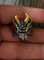 Mooie drakenring, Ophalen of Verzenden, Zo goed als nieuw, Dame of Heer