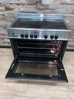 Boretti M-System keramische Fornuis RVS 5 zones 90 cm, Witgoed en Apparatuur, Fornuizen, 60 cm of meer, Keramisch, Ophalen of Verzenden