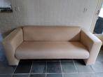 Fraaie 2,5 zits bank met beige weefstof, Ophalen, Gebruikt, 150 tot 200 cm, Tweepersoons