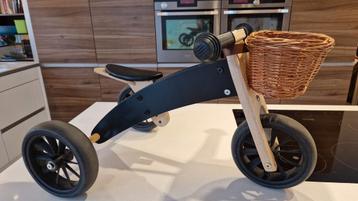 Loopfietsje hout Bandits and Angels, met mandje  beschikbaar voor biedingen