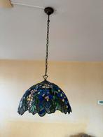 Design Tiffany-stijl Hanglamp Greece 36/97 glas-in-loodkap, Ophalen of Verzenden, Zo goed als nieuw, Glas, Minder dan 50 cm