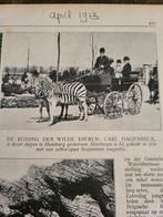 Circus /overlijden Carl Hagenbeck / Kath. Illustratie/1913., Ophalen of Verzenden, Gebruikt
