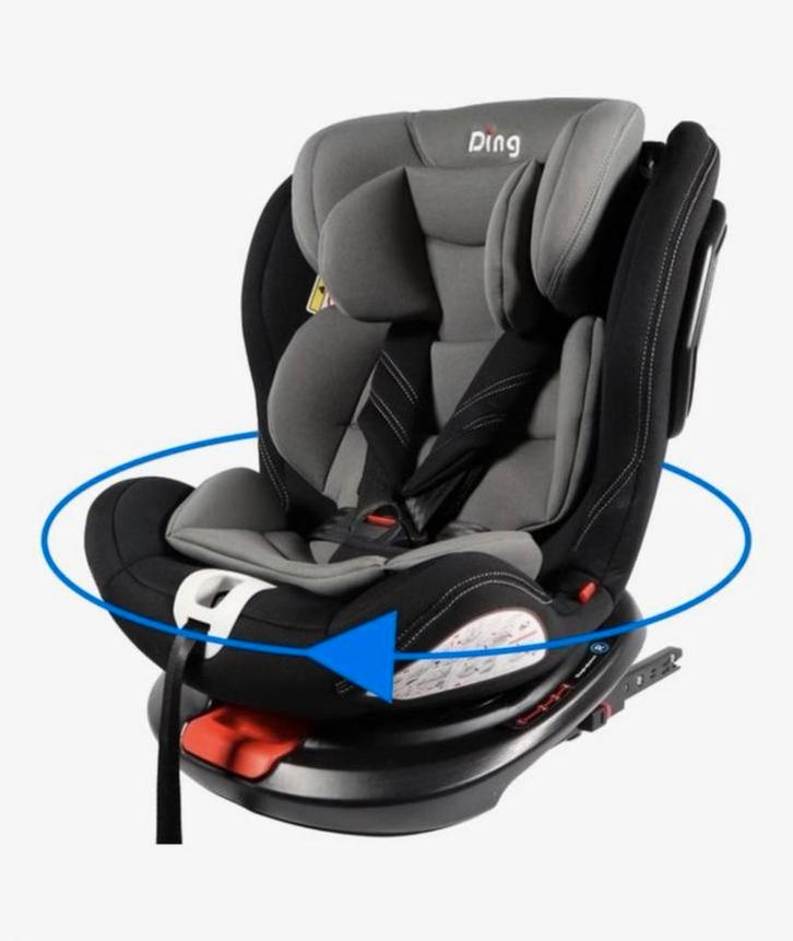 Ding Autostoel - Draaibaar & Veilig!, Kinderen en Baby's, Autostoeltjes, Zo goed als nieuw, Overige merken, 0 t/m 18 kg, Autogordel of Isofix