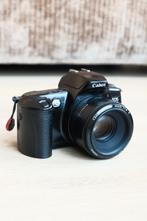 Canon EOS 500 met 50mm 1.8, Audio, Tv en Foto, Fotocamera's Analoog, Spiegelreflex, Canon, Gebruikt, Ophalen of Verzenden