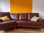 Een ruime 3 zits lederen bank, Ophalen, 250 tot 300 cm, Gebruikt, Driepersoons