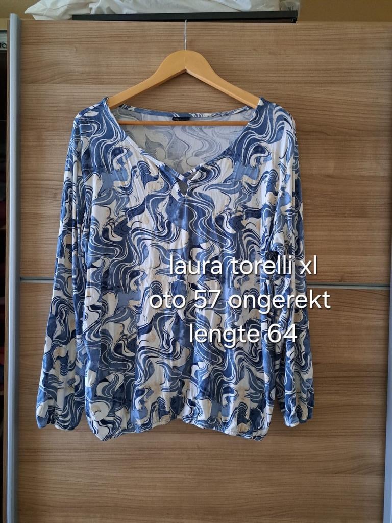 Laura torelli top xl, Ophalen of Verzenden, Zo goed als nieuw, Maat 46/48 (XL) of groter, Zonder mouw