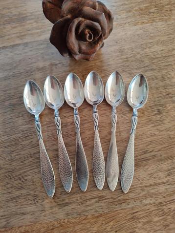 Wellner Thee lepeltjes.6 stuks beschikbaar voor biedingen