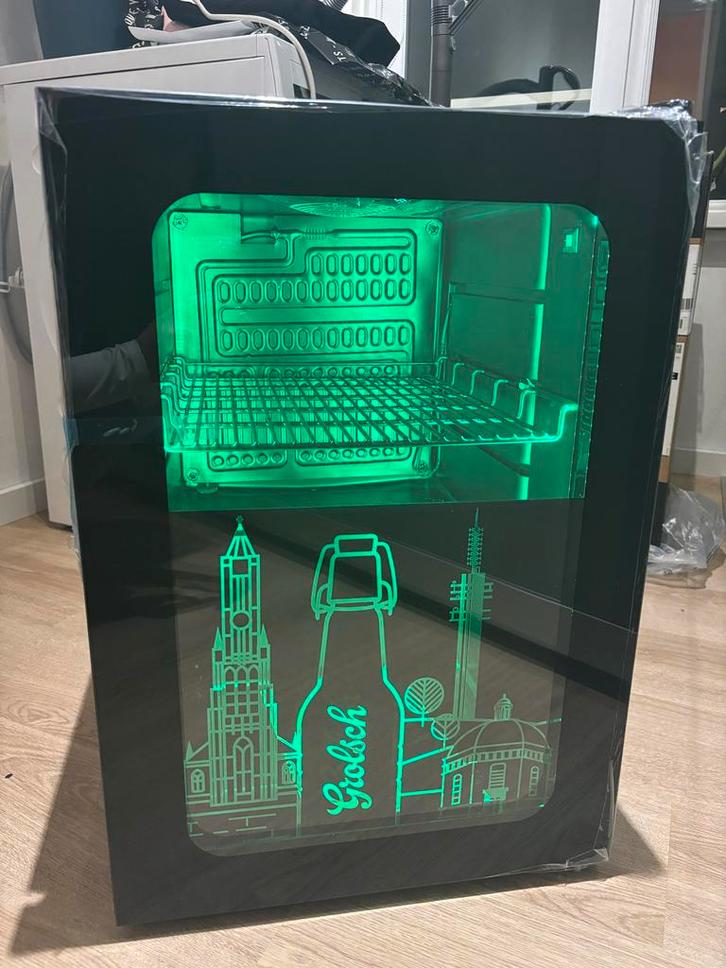 Grolsch Stadskoelkast/Bierkoelkast Arnhem editie, Witgoed en Apparatuur, Koelkasten en IJskasten, Nieuw, Zonder vriesvak, Minder dan 75 liter