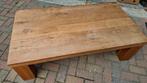 Massief houten salontafel, Huis en Inrichting, Ophalen, Gebruikt, 100 tot 150 cm, 50 tot 100 cm