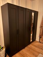 2 zwarte BRIMNES kasten, samen of apart te koop!, Ophalen, 100 tot 150 cm, Met hangruimte, Zo goed als nieuw