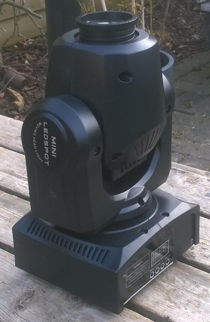 Moving-Head spot, kleur RBGW, Muziek en Instrumenten, Licht en Laser, Zo goed als nieuw, Licht, Geluidgestuurd, Kleur, Stroboscoopeffect