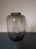 Vaas gerookt glas 35 cm, Ophalen, Overige kleuren, Minder dan 50 cm, Glas