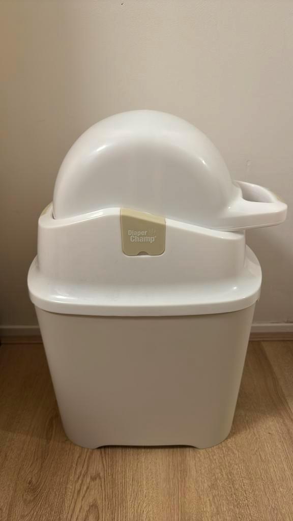 DiaperChamp One Luieremmer – Beige, Kinderen en Baby's, Badjes en Verzorging, Zo goed als nieuw, Luieremmer, Overige merken, Standaard
