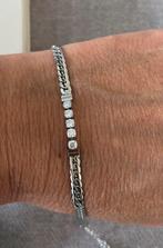 Zilveren armband van Paul Valentine met steentjes (NIEUW), Sieraden, Tassen en Uiterlijk, Ophalen of Verzenden, Nieuw, Goud, Zilver