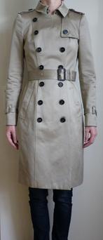 Burberry jas trenchcoat met lichte glans, Ophalen, Zo goed als nieuw, Maat 36 (S), Beige