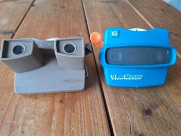 2 Viewmaster met heel wat schijfjes. beschikbaar voor biedingen