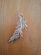 Blad broche, Sieraden, Tassen en Uiterlijk, Broches, Overige materialen, Gebruikt, Ophalen of Verzenden, Goud