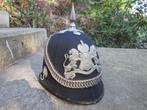 seremoniële helm van de stad Amsterdam zilverkleurig beslag., Ophalen of Verzenden, Landmacht, Nederland, Helm of Baret