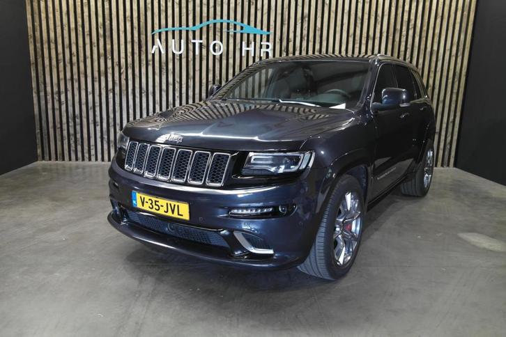 Jeep Grand Cherokee 6.4 V8 SRT8 grijs kenteken, Auto's, Bestelauto's, Bedrijf, Te koop, 4x4, ABS, Achteruitrijcamera, Adaptive Cruise Control